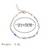 Anklets Anklets Fashion Personalized Contrast Color Bead For Women Sandals Foot Anklet Bracelet Bohemia Summer Beach Charm Jewelry Dro Dhjwy