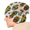 Berets Cactass Tattoo Flash Beanies Knit Hat Cactus Succulents BuBootylicious Fun Cute Brimless Knitted Skullcap