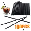 Disposable Plastic Straws 100Pcs/Lot Colorf Disposable Plastic Curved Drinking Sts Wedding Party Bar Drink Accessories Birthday Drop D Dhofk