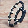 Poing américain en métal fort Knuckle Duster Fermoir à main Fitness en plein air Combat de boxe Gardes de fenêtre cassés Edc Outil Drop Delivery Spor Dhycj