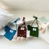 Torby wieczorowe Dziewczęce wełniane akcesoria szydełkowe wełniane torba Retro Crossbody Bag 2024 Modna jesienna zima