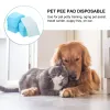 Pañales 100 pcs súper absorbentes e impermeables alfombrillas para mascotas para mascotas piezas Piezas desechables PEE PEE Cambio de tela no tejida