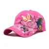 Bollmössor Vinter Autumn Women Högkvalitativ fjärilar Blomma broderi Girl Sun Hats Casual Snapback Ladies Baseball Cap