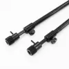 Accessories Carp Fishing Buzz Bars 20cm 30cm Fishing Rod Pod Holder Black Buzzer Bar for 2 Rods