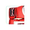 Защитное снаряжение 10 12 14 унций Боксерские перчатки из искусственной кожи Муай Тай Guantes De Boxeo Fight Mma Sandbag Тренировочные перчатки для мужчин, женщин Kids2 Dhpfl
