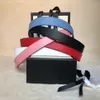 Newest quality macaroon colors 3 0 cm widths genuine leather women belt with box women waistband women gold silver pearl buck2755