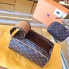 5AWOMENS märke Double Zipper Makeup Bag designer Kvinnor tvättväska stor kapacitet kosmetiska väskor toalettartiklar klassisk man reser toalettväska