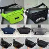 Bum Bags Todos os dias Beltpack Explorer Beltbag em Black Arena Couro Urban Collection Regenerado Nylon Bordado Paris Fanny Man311I