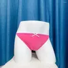 Underpants Sexy Men Ice Silk Sheer Bulge Pouch Bikini Briefs Breathable And Stretch Underwear For All Seasons Random Color