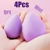 4pcs/Pack Makeup Sponge Blender Beauty Egg Cosmetic Puff Foundation Sponges Powder Puffs For Applying PowderCreamLiquid 240220