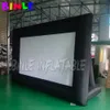 Toptan toptan 10x7m (33x23ft) şişme film ekranı dış mekan ve kapalı tiyatro projektörü ekranları üfleyici, bağlar çok depolama çantası