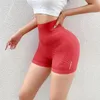 Short actif de Yoga en Spandex pour femmes, taille haute, butin d'entraînement, vêtements de Fitness, vêtements de sport pour dames, tissu dimensionnel 3D