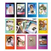 10-20 أوراق Fujifilm Instax Mini Film Instant Black Frame Macaron Rainbow Po Paper for Mini 11 9 8 70 25 50 90 SP-2 240221