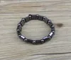 1 pièce de haute qualité hommes femmes noir naturel magnétique hématite thérapie arthrite perles Bracelet 18cm6194904