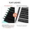 10 TraysLot Ellipse Flat Individual Eyelash False Mink Two Split Tips Natural Soft Volume CashmereLashes Makeup 240220