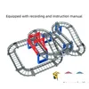 Kit di costruzione di modelli Lepin Brick Roller Coaster Build Block 90 pezzi fai da te giocattolo tram ferroviario kit auto velocità educazione corsa marmo per bambini Chr Dhwtf