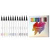 Set di penne per eyeliner liquido al neon a 12 colori, naturale, a lunga durata, ad asciugatura rapida, per eyeliner arcobaleno, matita per occhi, kit per trucco di bellezza, cosmetici 240220