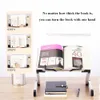 Foldable Reading Book Holder Bookcase Stand for Cookbook PC 360 Degree Adjustable Support Desk Organizer 240222