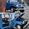 Diecast Model Cars 1 24 FJ CRUISER FJ40 Alloy Car Model Diecasts Metal Toy Off-road Vehicles High Simulation Collection Boy Childrens Birthday Gift