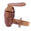 Rubinetti del lavandino da bagno 12 mm per perdite in legno perdite rubinetto di vino in vetro vaso d'acqua a botte con dispensa della valvola filtro