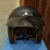 Motosiklet Kaskları Açık Yüz Kask Motokros De Capacete Cascos Para Casque Moto Aksesuarları Atv Gloss Beyaz M 57 58cm