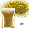 9Pcs Total 450G en vrac Fine Glitter Nail Art Poudre Or Argent Brillant Couleur Métallique Pigment pour Manucure DIY Design Décorations S 240219