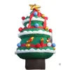 wholesale 6mH (20ft) with blower Giant Artificial Purple Inflatable Christmas Tree With Ornament Balls And Stars For Lawn Yard/Mall Decoration