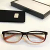 NEWARRIVAL 0074 unisex square gradient glasses frame plain super-light for prescription frame bee temple bottom fullset case OEM o288z