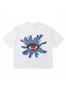 SS New Ouse of Errors T-shirt Full Vision Eye imprimé à manches courtes High Street Sports amples pour hommes et femmes pur coton décontracté haut à manches mi-longues vêtements