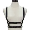 Belts Handmade Leather Body Harness Women Punk Goth Adjustable Chest Lingerie Gothic Garter Belt Crop Top2619