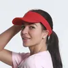 Visor Baseball Women Solid Running Cappellino Outdoor Sports Hun Shade Cappellini casual Frandibile Cappelli snapback regolabili