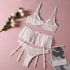 Bras Set sexy Lingerie Woman Woman Lingeries per biancheria intima Set di abbigliamento da donna Set più sexy reggiseno e mutandine corsetto in pizzo