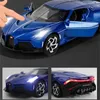 Diecast Model Cars 1 24 BUGATTI LAVOITURENOIRE Legering Sportbil Modell Diecast Metal Toy Vehicles Car Model Simulation Sound and Light Kids Toy Gift