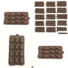 Bakning formar levererar Sile Chocolate Mold Ice Grid Jelly Pudding Candy Drop Delivery Home Garden Kitchen Dining Bar Bakeware Otxwi