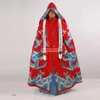 Costume de manteau d'empereur dramaturgique de motif de dragon de broderie Vente chaude Costume d'opéras de Chine Carnaval Chinois Opéra de Pékin Drame Cape