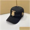 Casquettes de balle Hommes Haute Couture Pour Designer Cap Chapeau Classique Femmes Plaid Fin Baseball Luxe Rétro Lettre Sun Bucket Drop Livraison Accès Dhsp3