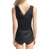 Mulheres shapers rendas emagrecimento roupa interior cintura trainer v pescoço cinto feminino espartilhos corpo shaper barriga controle abertura virilha shapewear