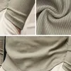 Camicia a compressione casual alla moda, maglietta da allenamento sportiva di grandi dimensioni, da uomo, elastica, manica lunga, autunno, con scollo a V, palestra 240219