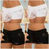 Women'S Panties Womens Sexy Lingerie For Women Plus Size Suit Lace Shorts Erotic Woman Clothes Transparent Underwear Drop Delivery Ap Dhkuk