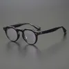 Montature per occhiali da sole alla moda Montature per occhiali in acetato da uomo Designer vintage Occhiali da vista rotondi Miopia Lettura Donna Prescrizione Clear213q