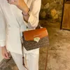 F Women's 2023 New Fashionable Square Single Shoulder Diagonal Straddle Handheld Small Crowd Bag Versatile Trendy Instagram 75% factory direct sales