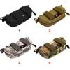 Opbergzakken Rits Draagdoos Brillenzak Outdoor etui Waterdichte multifunctionele clutch Portemonnee Heupriempakket Lichtgewicht camouflage