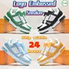 2024 Designer Flat Sneaker Trainer Casual Shoes Denim Canvas Leather White Green Red Blue Letter Fashion Platform Lousily Mens Womens Trainers Sneakers 36-45