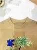 Luxe baby T-shirts Kokospalm Patroon kind Korte Mouw top Maat 100-150 CM designer kinderkleding katoen jongens tees 24Feb20