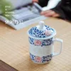 Mokken Keramiek Theekopje Jingdezhen Handgeschilderde Huishoudelijke Vintage Infusie Met Deksel Water Chinese Koffie