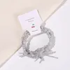 Hair Clips 2pcs Pearl Rope 6 Colors Hand-woven Beaded High Elasticity Bracelet Holder Accessories For Women D88