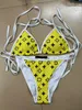 Sexy Women Designers Bikinis Zestawy Clear Pasek Kształt Swimsuits Panie Kąciki Kąciki Swimowe Zużycie na plażę Kobieta kąpielowe BIQUINI Mieszane luksusowe marki SKWOARY #101