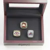 Anéis de banda J874 1996 2001 2022 Novo Colorado Avalanche Nhl Hockey Champion Ring conjunto de 3 peças Dzno