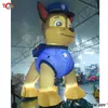 Atividades de jogos ao ar livre 6m 20 pés de altura gigante publicidade inflável modelo de cachorro para zoológico pet shop promoção decoração desenho animado