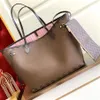 Sacola Designer Luxo Nunca Bolsas Mulheres Cheias Sacos De Compras Bolsas Casual MM GM Couro Ombro Carteira Crossbody Maquiagem Comp302x